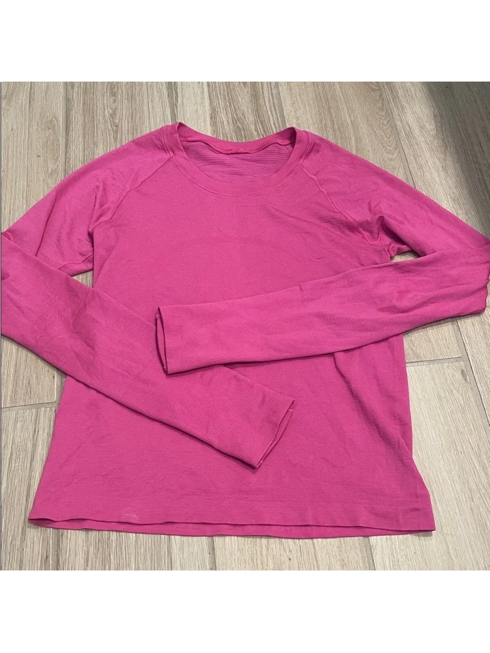 Lululemon Swiftly Tech Long Sleeve Shirt 2.0 *Race Length Sonic Pink Sz 6
